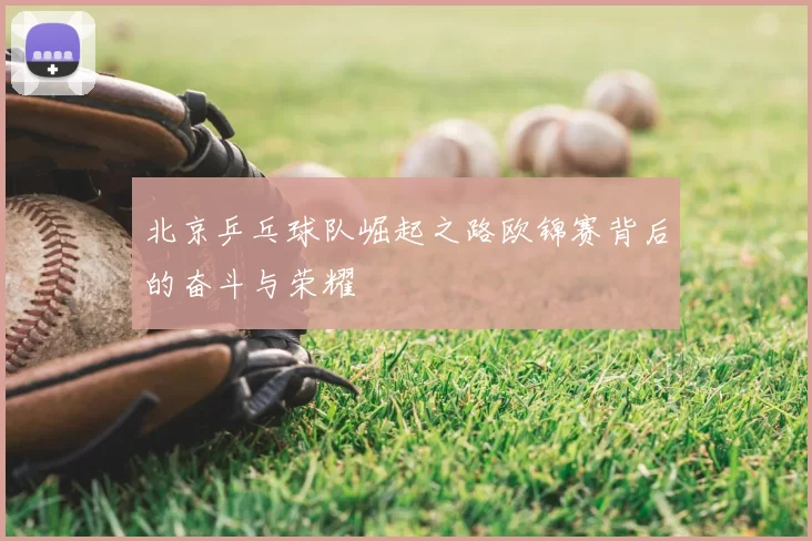 北京乒乓球队崛起之路欧锦赛背后的奋斗与荣耀