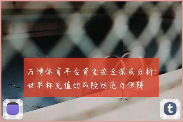 万博体育平台资金安全深度分析:世界杯充值的风险防范与保障