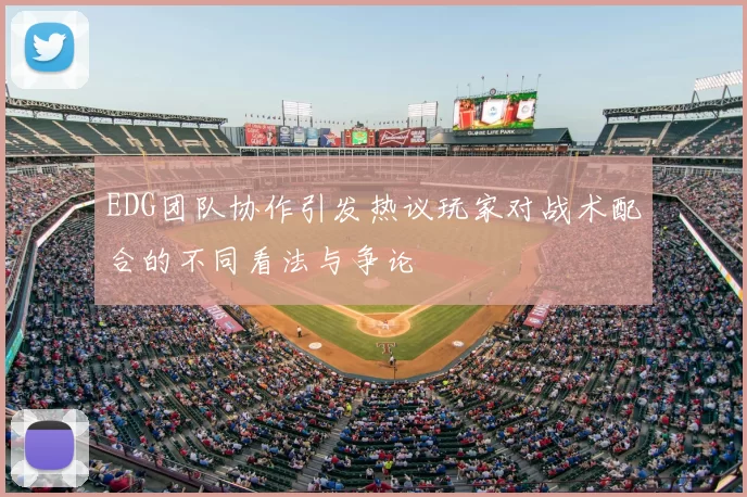 EDG团队协作引发热议玩家对战术配合的不同看法与争论